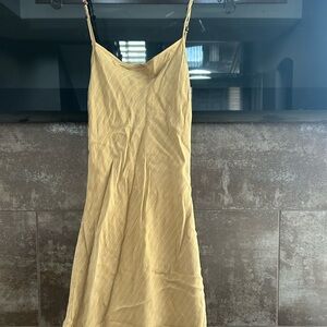Elegant Yellow Maxi Dress